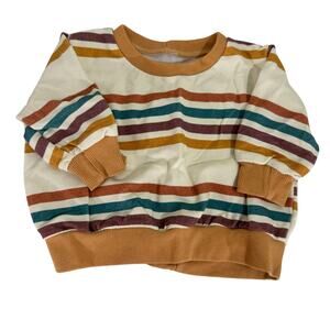 Handmade Multicolor Striped Sweater Size 3-6 Months